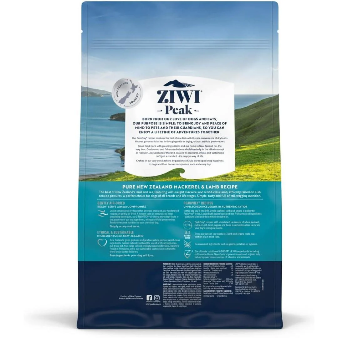 ZiwiPeak Air-Dried Mackerel & Lamb Dog Food - Image 4