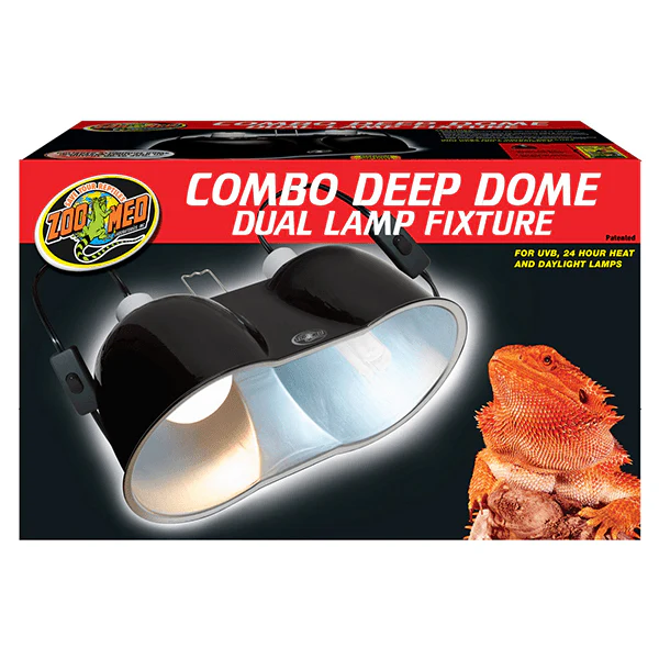 Zoo Med Combo Deep Dome Dual Lamp Fixture - Image 2