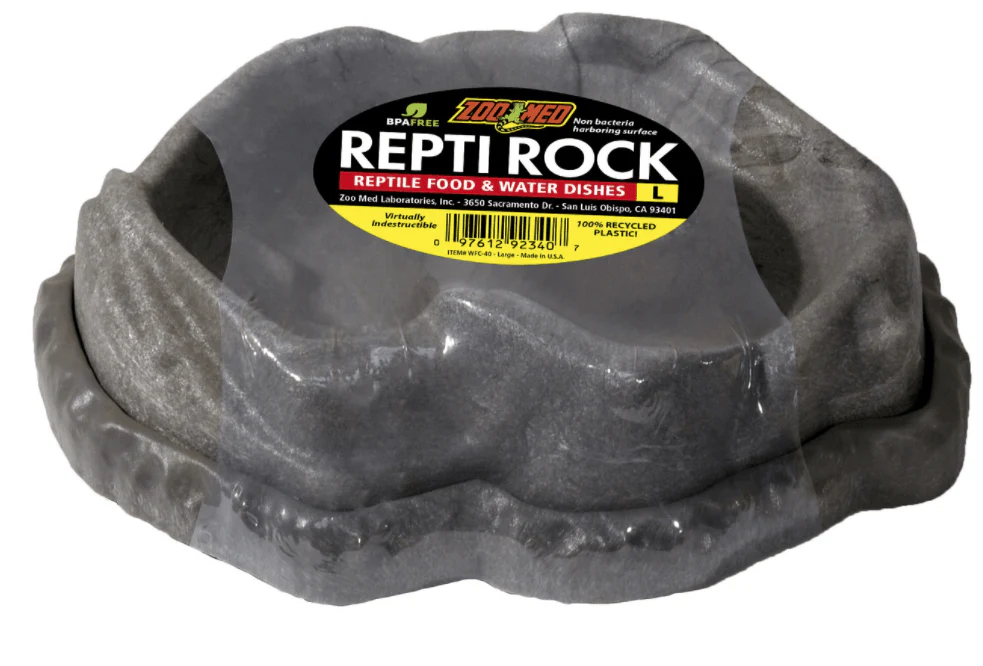 Zoo Med Repti Rock Food & Water Dish Combo - Large