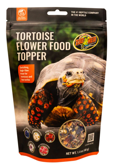 Zoo Med Tortoise & Box Turtle Flower Food Topper - Image 2