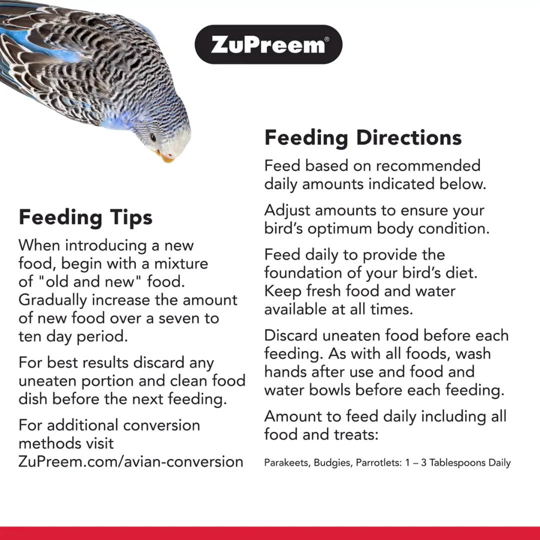 ZuPreem FruitBlend Flavor for Small Birds 4.5kg - Image 4